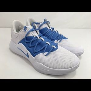 Nike Hyperdunk X Low TB White Blue Basketball Shoes AT3867-118 Men's Size 17